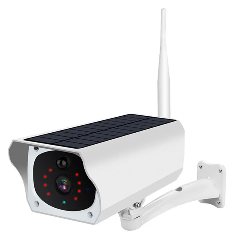 YFY Solar Powered Camera WiFi Network Webcam Waterproof Intelligent Wireless Security Camera Home Surveillance (Without Battery) - 1