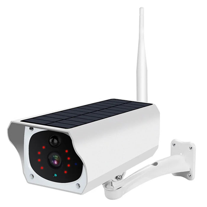 YFY Solar Powered Camera WiFi Network Webcam Waterproof Intelligent Wireless Security Camera Home Surveillance (Without Battery) - 1