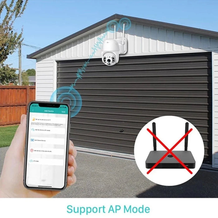 BES-P06 HD 2MP Security Camera WiFi Wateproof Pet Baby Monitor Cam Supports Two-Way Audio Motion Detection - EU Plug - 2