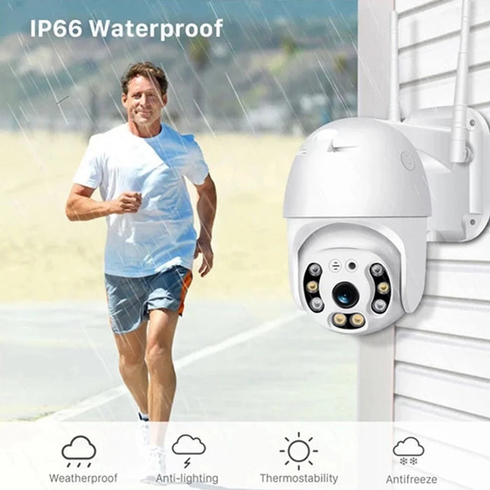 BES-P06 HD 2MP Security Camera WiFi Wateproof Pet Baby Monitor Cam Supports Two-Way Audio Motion Detection - EU Plug - 4