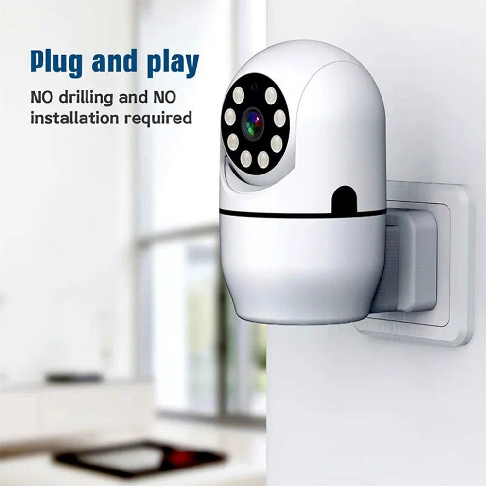 YFY Q9 2.4G / 5.8G Dual Band Surveillance Camera WiFi Mobile Phone Control Two-Way Voice Monitor Camera with Full Color Night Vision (EU Plug) - 6