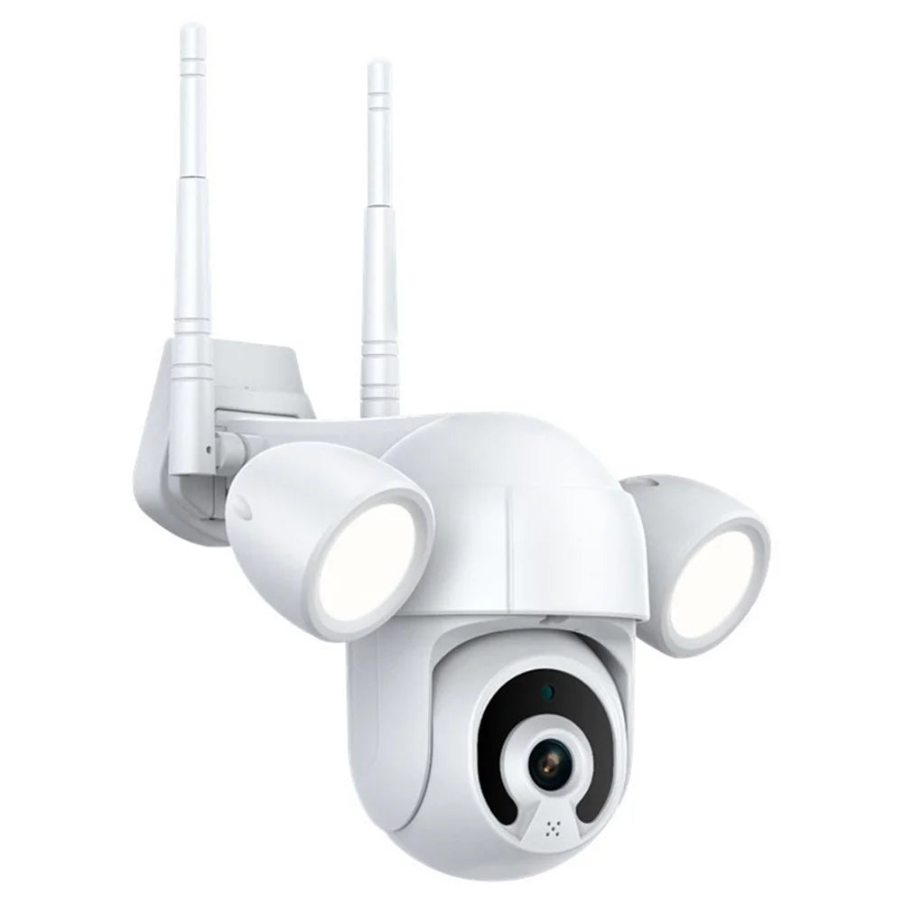 5688S Smart Tuya 3MP Mini WiFi PTZ Camera with Dual Fill Lights Full Color Night Vision Two Way Audio Camera Monitor Home Security Devices - US Plug - 1