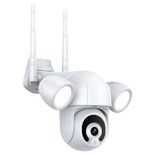 5688S Smart Tuya 3MP Mini WiFi PTZ Camera with Dual Fill Lights Full Color Night Vision Two Way Audio Camera Monitor Home Security Devices - US Plug - 1