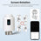 TRV07-wifi Tuya APP Smart WiFi Thermostat LCD Screen Programmable Voice Control TRV Radiator Valve - 6