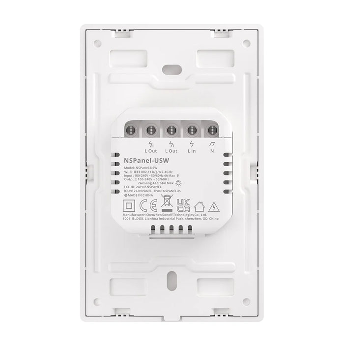 SONOFF NSPanel-USW Smart Scene Wall Switch Panel Smart Home Control Touchscreen Control - US Plug - 3