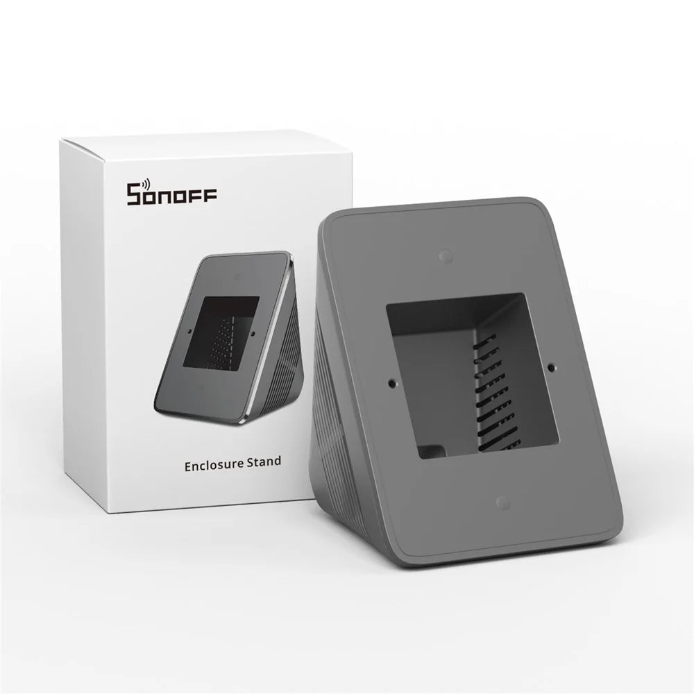 SONOFF StandbB / StandW Switch Desk Enclosure Stand Holder Mount for NSPanel-US / NSPanel-EU / NSPanel Pro - Black - 6