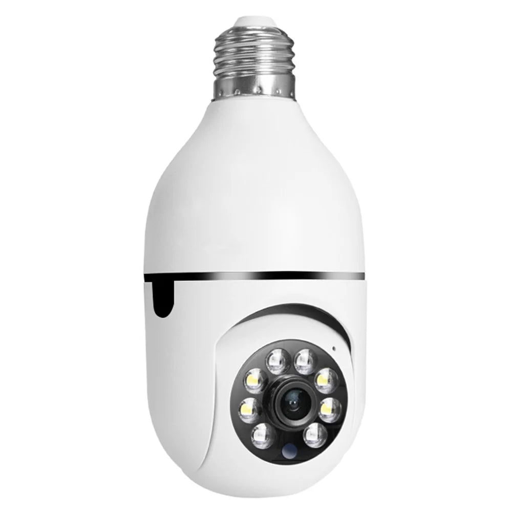 2.4G Smart WiFi Camera Mini PTZ 1080P HD IP Camera with Bulb E27 Socket, Two-Way Talk Home Surveillance - 1
