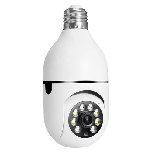 2.4G Smart WiFi Camera Mini PTZ 1080P HD IP Camera with Bulb E27 Socket, Two-Way Talk Home Surveillance - 1