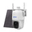 ESCAM G24 H.265 3MP Full HD AI Identify Camera with Solar Panel PIR Alarm WiFi Camera Built-In Battery - 1