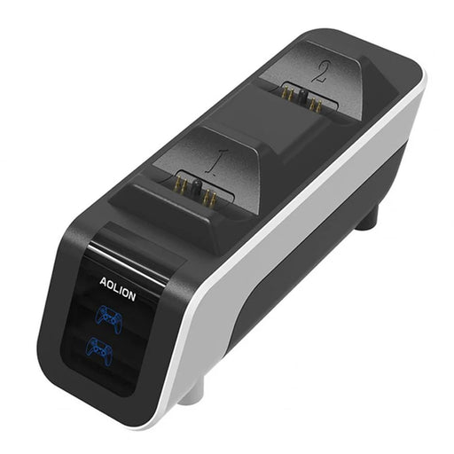 AOLION AL-P5009 For PS5 Game Controller Charger Base Dual Position Gamepad Fast Charging Dock - 1