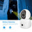 ESCAM QF010 2x2MP Dual Lens Motion Detection WiFi Camera Two-Way Voice Camera Support Cloud Storage - US Plug - 5