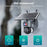S528 Solar Battery Powered Floodlight PTZ Camera 3MP WiFi HD IR Night Vision Camera - 7