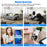R89 Wireless WiFi Webcam Battery-Powered 4K HD Night Vision Camera Cell Phone Remote Monitor Camera for Home - 6