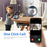 ESCAM PT302 3MP 1296P One Click Call Robotman H.265 WiFi IP Camera Home Security CCTV - EU Plug - 3