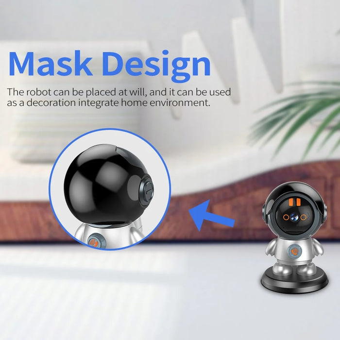 ESCAM PT302 3MP 1296P One Click Call Robotman H.265 WiFi IP Camera Home Security CCTV - EU Plug - 4