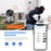 ESCAM PT302 3MP 1296P One Click Call Robotman H.265 WiFi IP Camera Home Security CCTV - EU Plug - 6
