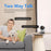 ESCAM PT302 3MP 1296P One Click Call Robotman H.265 WiFi IP Camera Home Security CCTV - EU Plug - 7