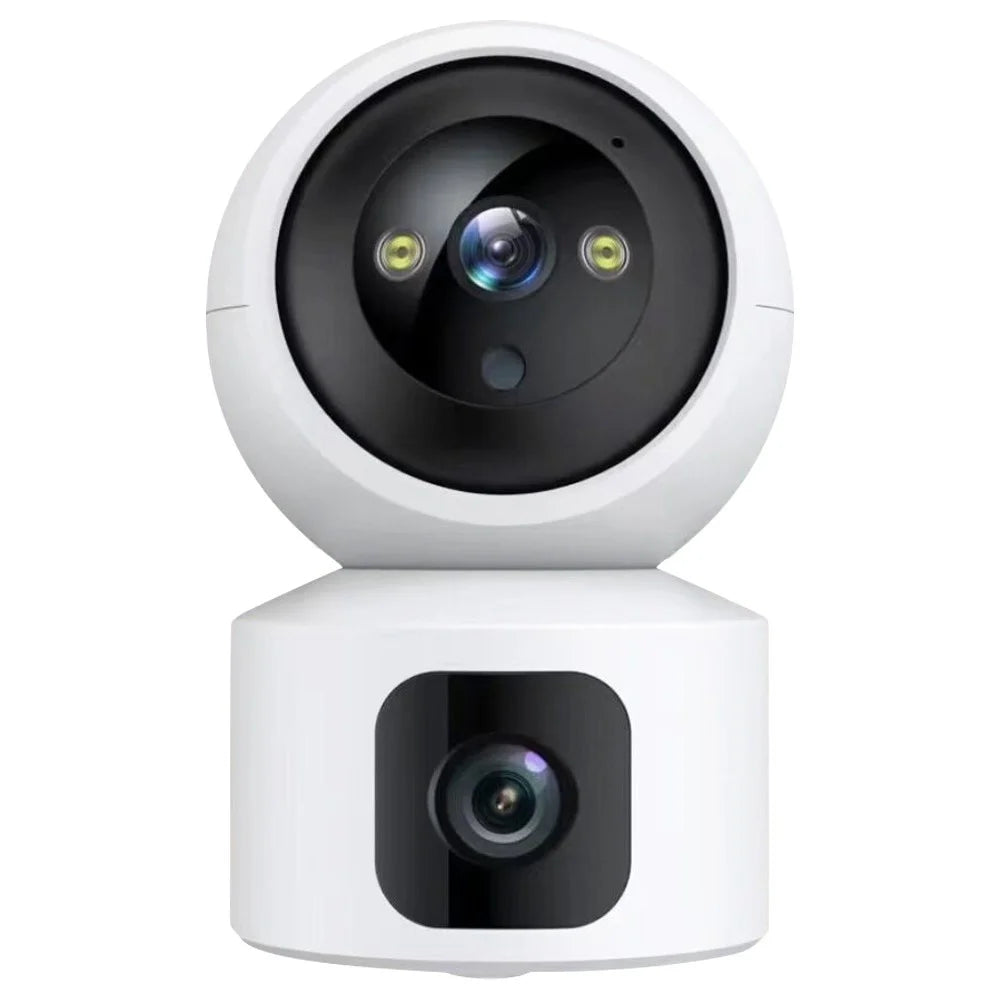 SK-ZAQ-8 HD Smart WiFi Camera Dual Lens Camera Monitor Full Color Night Vision Camera for Home Security - US Plug - 1