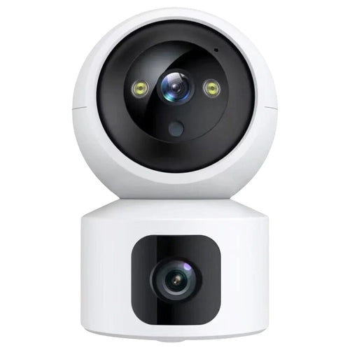 SK-ZAQ-8 HD Smart WiFi Camera Dual Lens Camera Monitor Full Color Night Vision Camera for Home Security - US Plug - 1