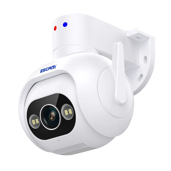 ESCAM PT304 4MP Human Detection Motion Camera WiFi Blue / Red Light Sound Alarm Smart Dual Light Night Vision H.265 Camera - US Plug - 1