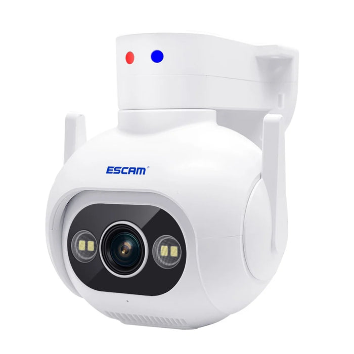 ESCAM PT304 4MP Human Detection Motion Camera WiFi Blue / Red Light Sound Alarm Smart Dual Light Night Vision H.265 Camera - US Plug - 2