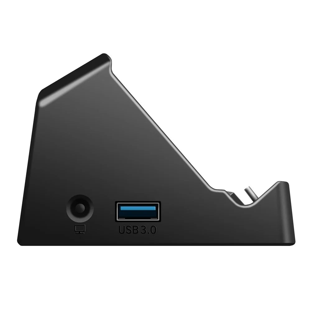 6317 For Nintendo Switch 1x USB 3.0 + 2x USB 2.0 Output Mini HD Video Conversion Dock with Cooling Fan - 6