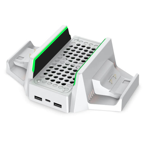 DOBE TYX-0663 For Xbox Series S / X Vertical Cooling Charging Stand Dual Controller Holder Base - 1