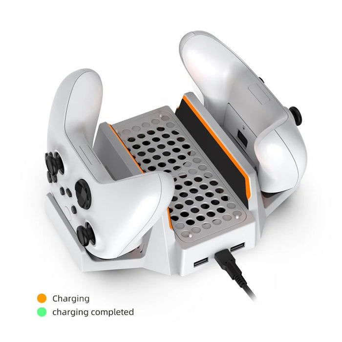 DOBE TYX-0663 For Xbox Series S / X Vertical Cooling Charging Stand Dual Controller Holder Base - 4
