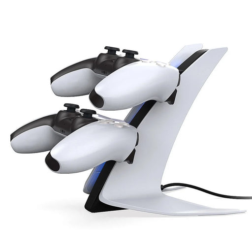 DOBE TP5-0557 For PS5 Controller Charging Station Dual Gamepad Charging Stand with Blue Ambient Light - 2