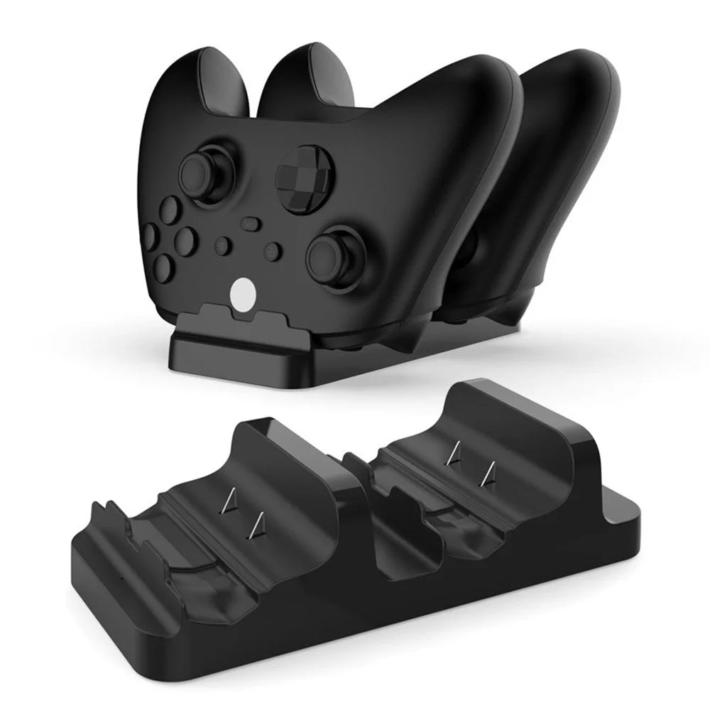 DOBE TYX-532X For Xbox Series S / X Controller Charging Dock Dual Gamepad Charging Stand with Dual Battery Pack - Black - 1
