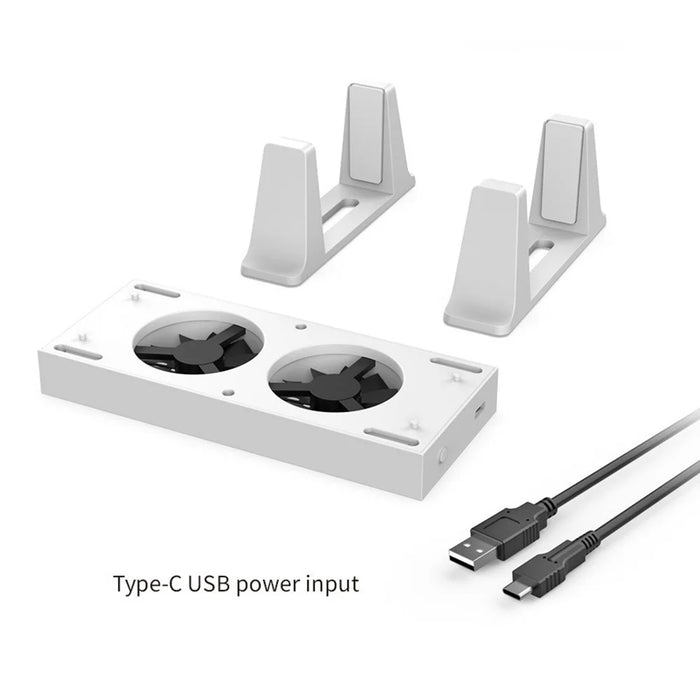 DOBE TYX-0658 For Xbox Series S Vertical Cooling Stand Holder Dual Cooling Fan Base - 4
