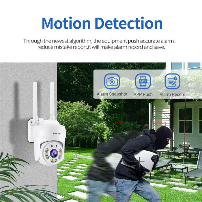 ESCAM TY114 Tuya H.265 Wireless WiFi Camera 4MP Two-Way Voice Night Vision Camera with Motion Detection - US Plug - 7