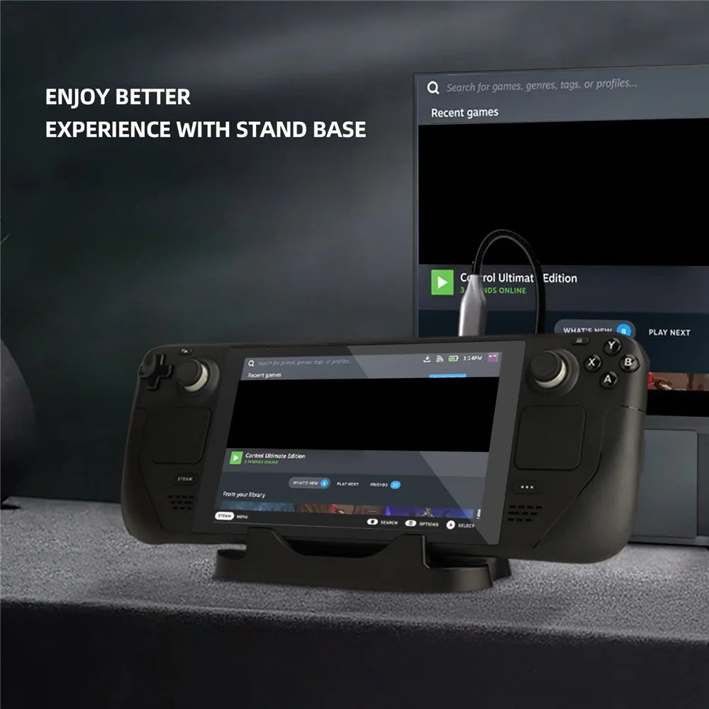 HIFYLUX ST-BF13 Stand Holder for Steam Deck / Nintendo Switch Holder Case with Anti-Slip Silicone Pad - 7