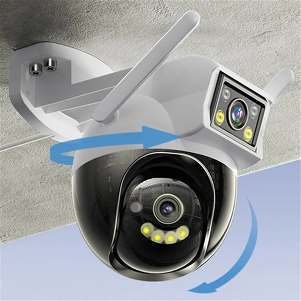 YESIDO KM12 Dual Lens 400W HD Surveillance Camera 360 Degree Wireless WiFi 2.4G Camera Support Two-Way Voice - 4