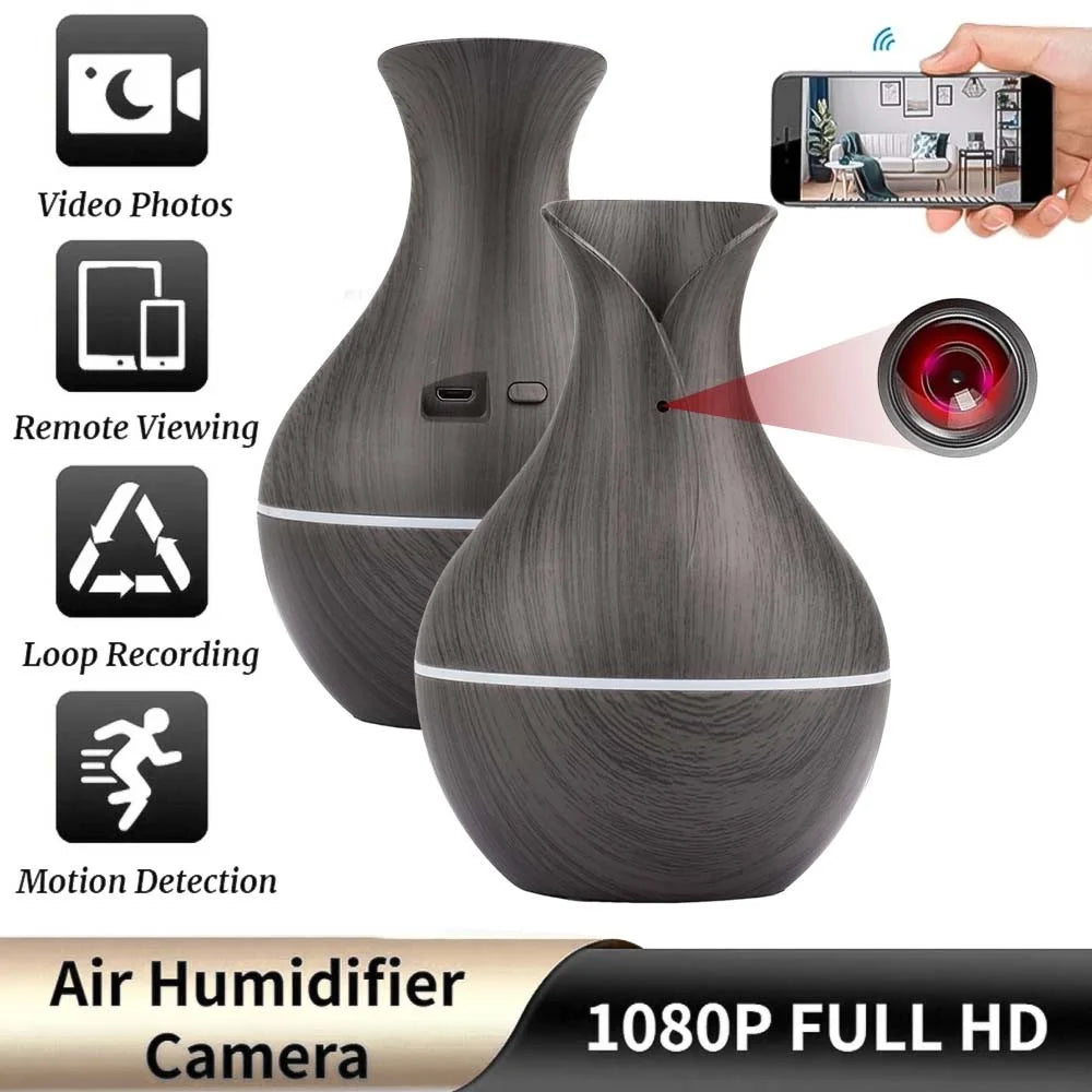 Air Humidifier Shape 1080P HD Wireless Home Security Surveillance Motion Detection WiFi Camera - 2