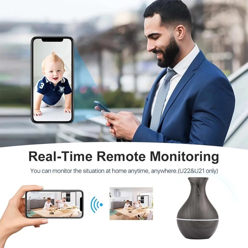Air Humidifier Shape 1080P HD Wireless Home Security Surveillance Motion Detection WiFi Camera - 5