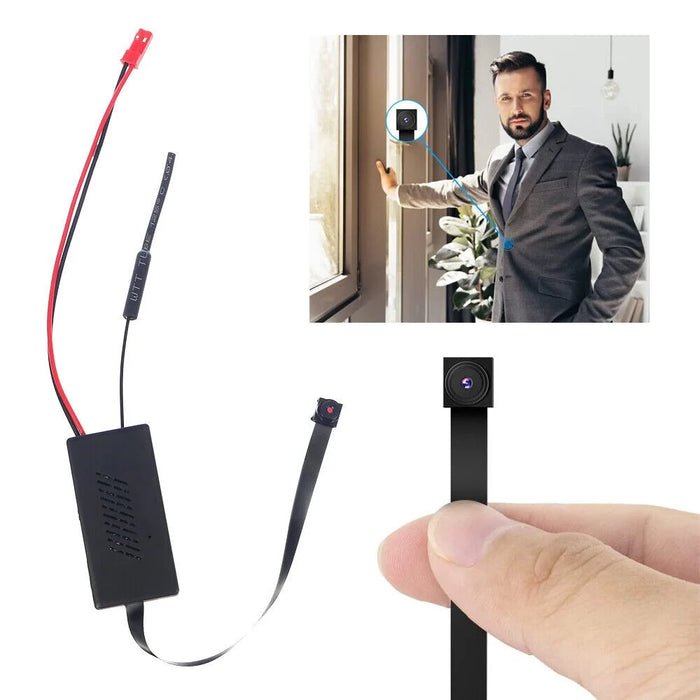 Wireless WiFi Mini Camera HD 1080P Module Camera with DIY Button Motion Detection AVI Home Security Mini Camera - 2