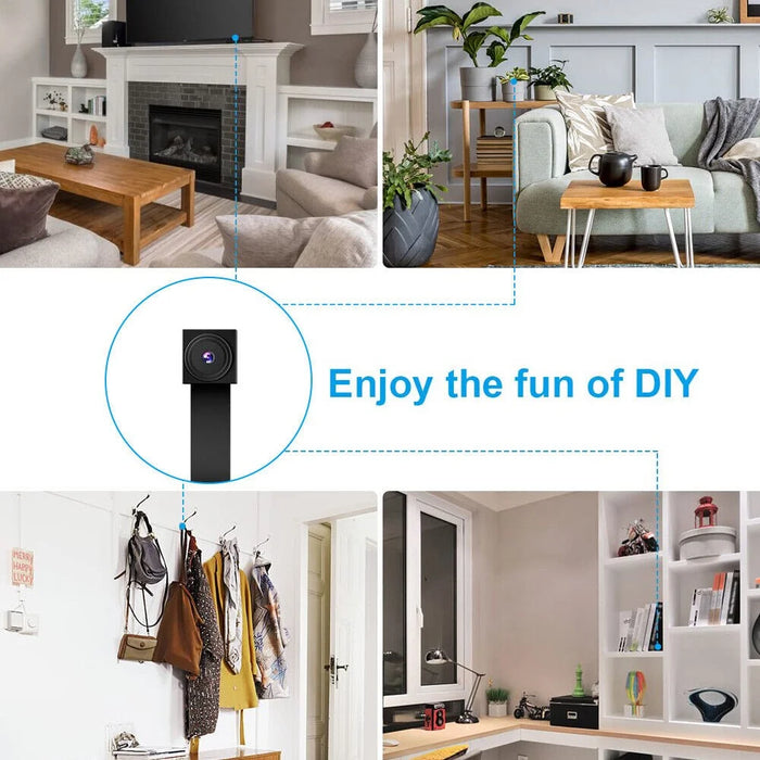 Wireless WiFi Mini Camera HD 1080P Module Camera with DIY Button Motion Detection AVI Home Security Mini Camera - 5