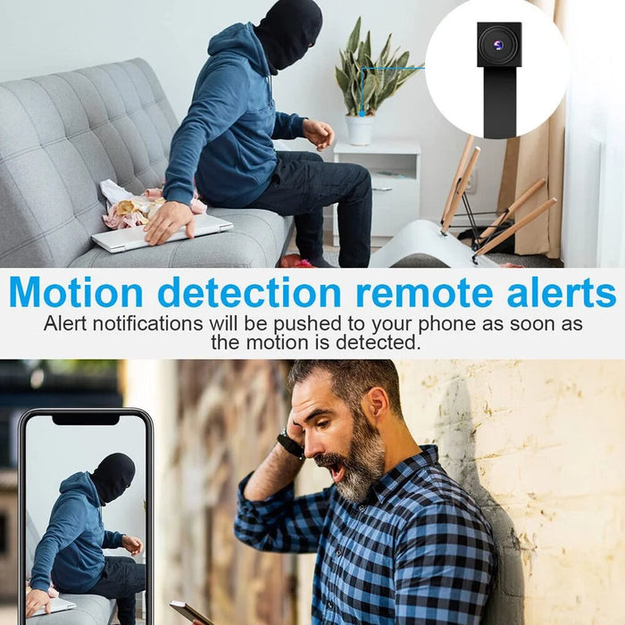 Wireless WiFi Mini Camera HD 1080P Module Camera with DIY Button Motion Detection AVI Home Security Mini Camera - 6