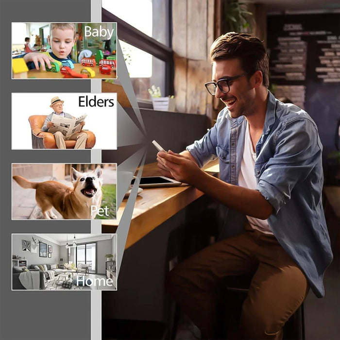1080P HD Wireless WiFi Camera IP Mini Hidden Camera DIY Button Design DVR Camera USB Cable Powered - 7