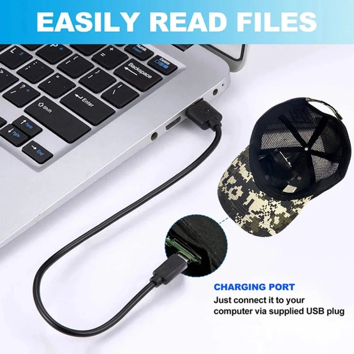 Outdoor Baseball Cap HD 1080P Loop Recording Remote Viewing Baby Nanny Surveillance WiFi Camera - 4