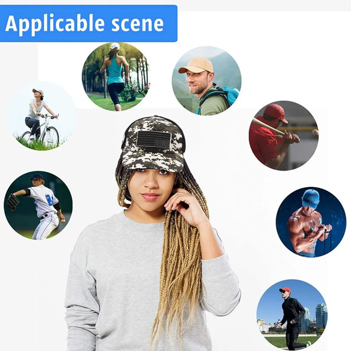 Outdoor Baseball Cap HD 1080P Loop Recording Remote Viewing Baby Nanny Surveillance WiFi Camera - 7
