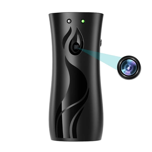 Humidifier Style WiFi Camera App Remote View 1080P HD Indoor Monitoring Camera with Motion Detection Night Vision - Waterdrop Black - 1