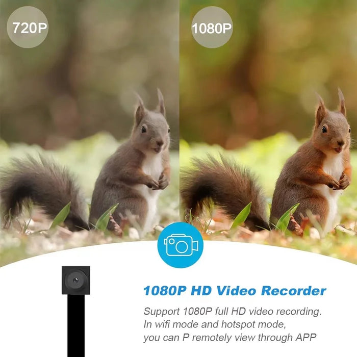 1080P HD Wireless WiFi Security Camera IP Mini Hidden Camera DIY Module DVR Portable Camera - 2