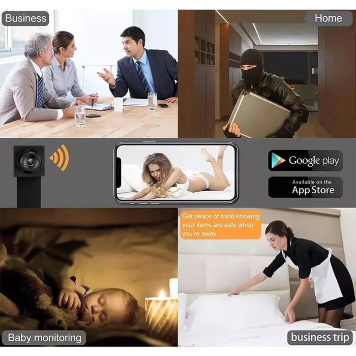 1080P HD Wireless WiFi Security Camera IP Mini Hidden Camera DIY Module DVR Portable Camera - 5