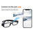 1080P HD Outdoor Camera Glasses 2.4G WiFi Video Glasses with Audio Motion Detection Remote Monitoring - 5