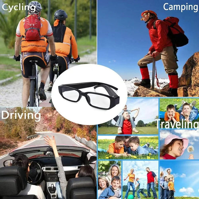 1080P HD Outdoor Camera Glasses 2.4G WiFi Video Glasses with Audio Motion Detection Remote Monitoring - 6