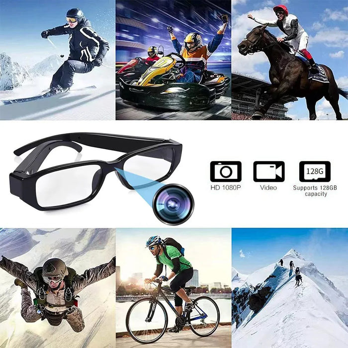 1080P HD Outdoor Camera Glasses 2.4G WiFi Video Glasses with Audio Motion Detection Remote Monitoring - 7
