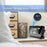 Projection Alarm Clock WiFi Camera for Bedroom Living Room HD 1080P Home Security Wireless Camera - 6