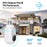 K8 E27 Full Color HD 1080P Security Camera Home Monitoring Wireless Camera Support Intelligent Detection Alarm Push - 4